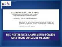 MEC restabelece chamamento público para novos cursos de Medicina