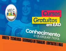 MEC oferece cursos online (EAD) em Direito, Segurança do Trabalho, Contratos, Segurança Cibernética e mais; Inscrições abertas sem processo seletivo com e certificado garantido para todo o Brasil